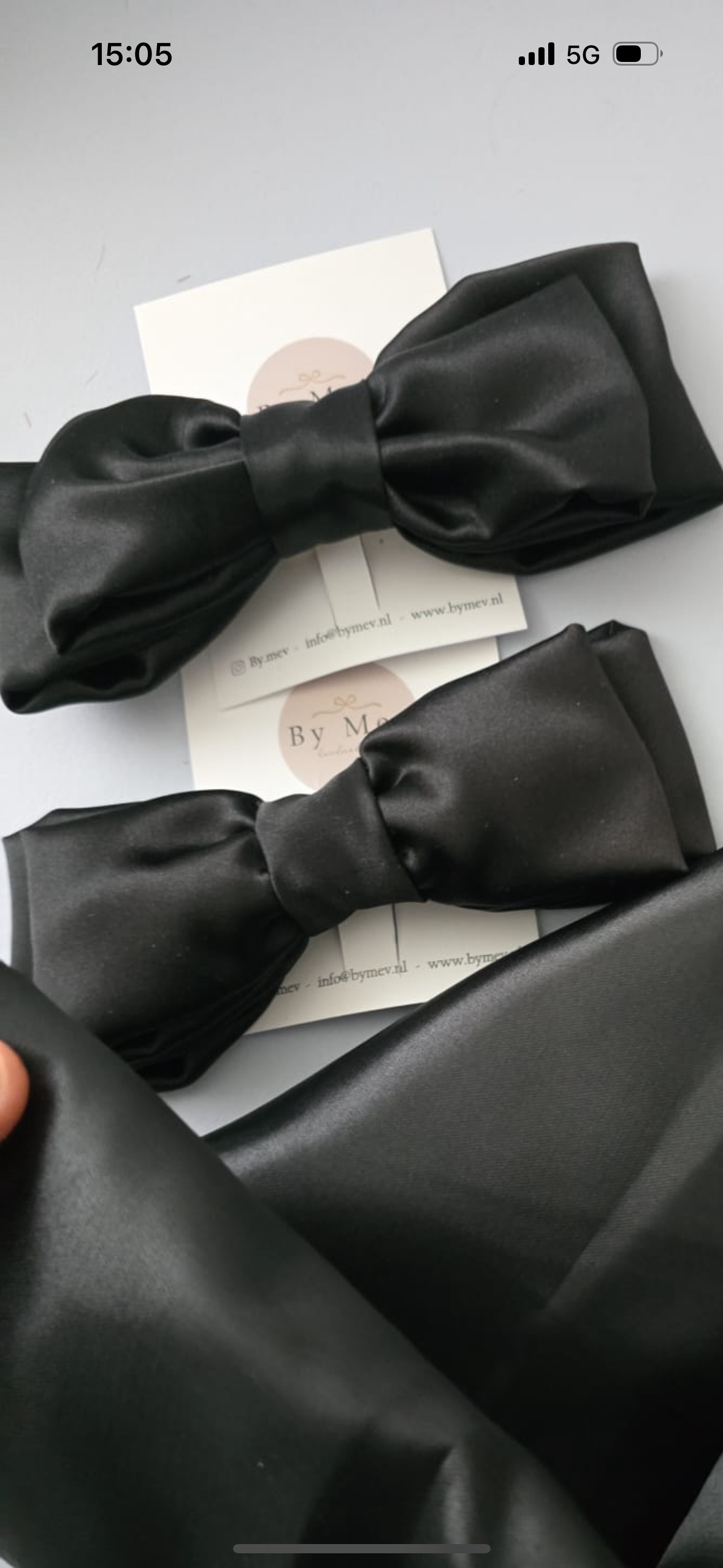 Satin Haarschleife