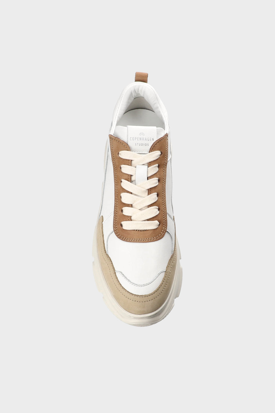 CPH40 leather mix off white/nut