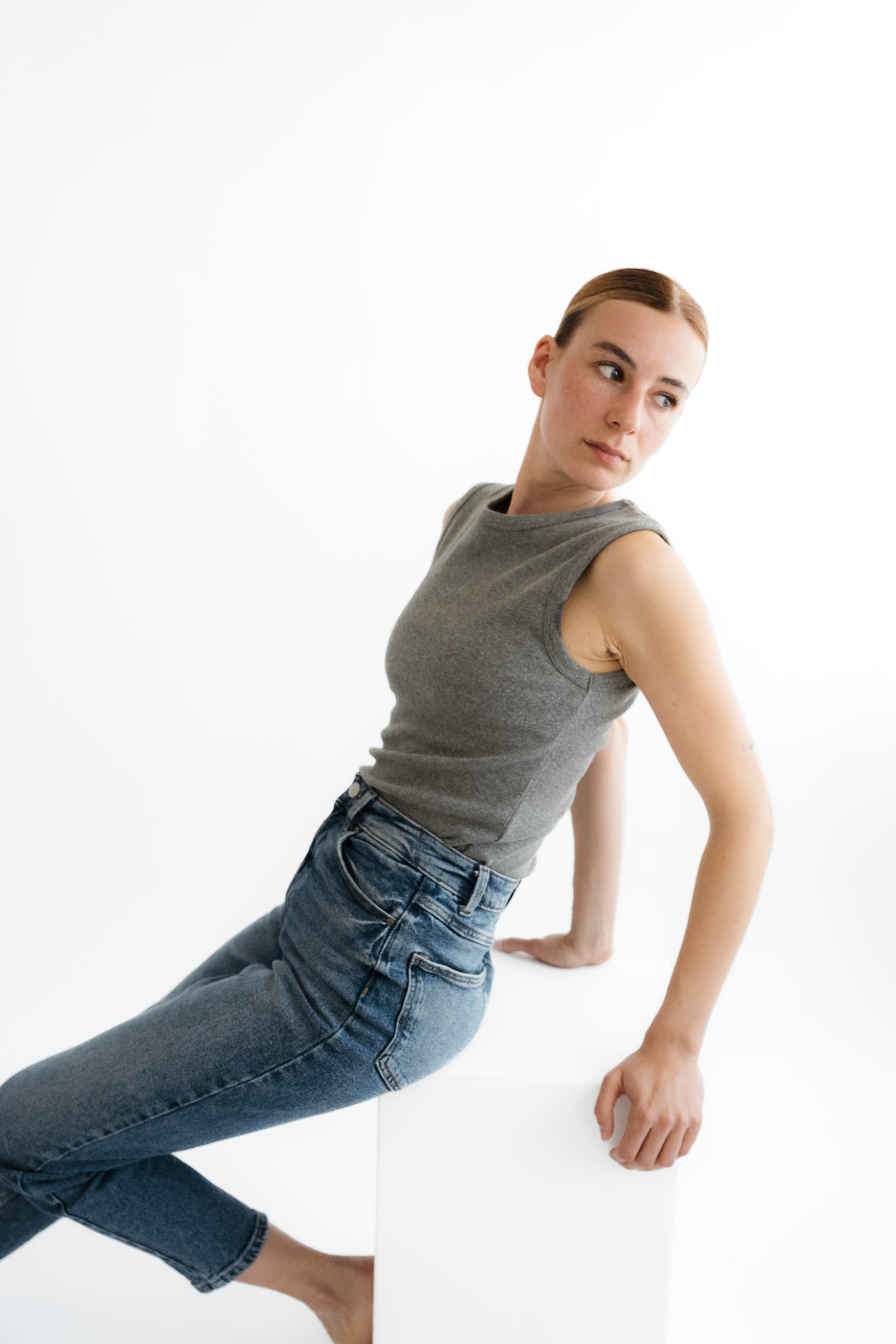 Basic Line Trägertop Ribb