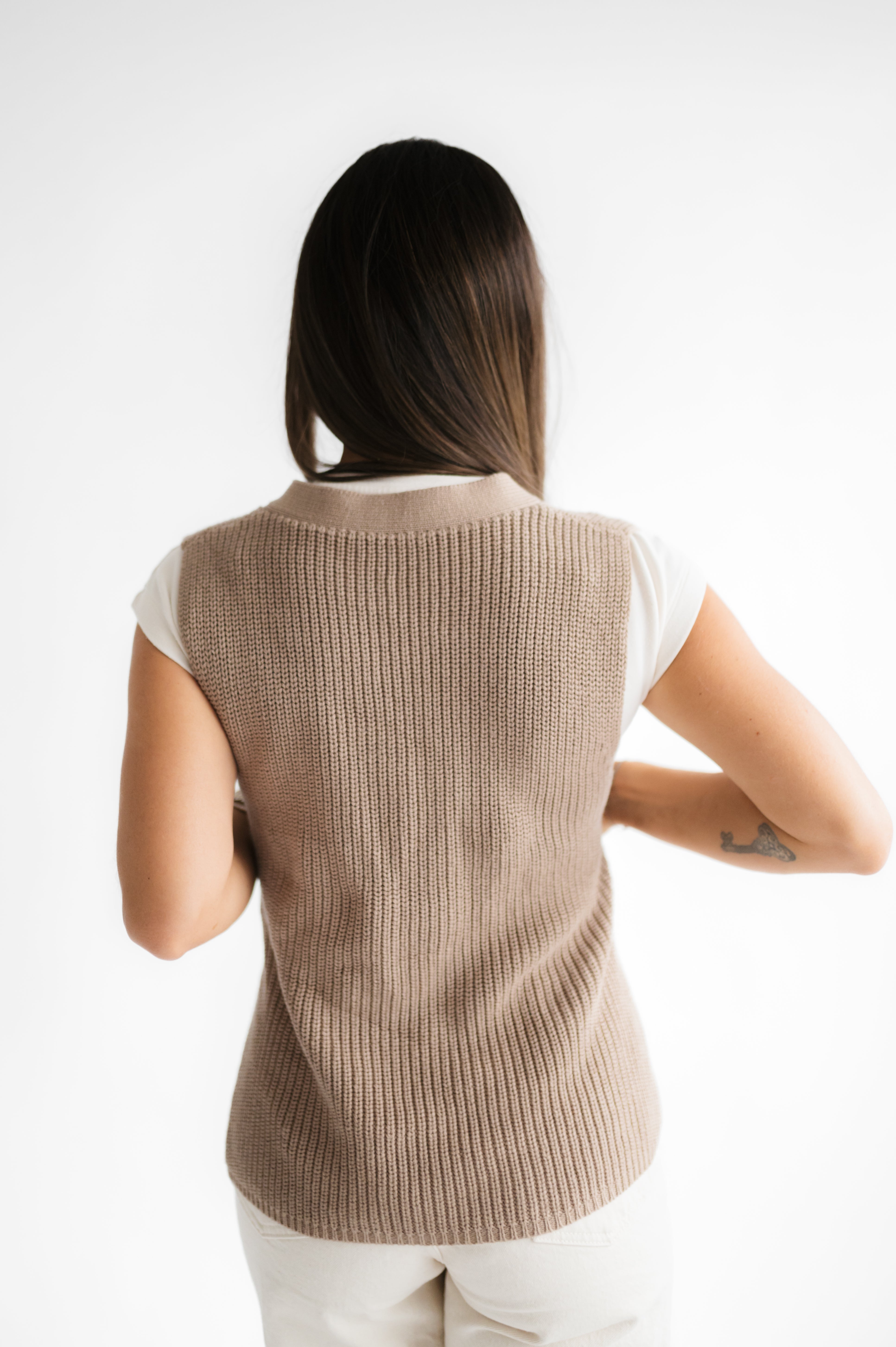 Strickweste 100% Baumwolle