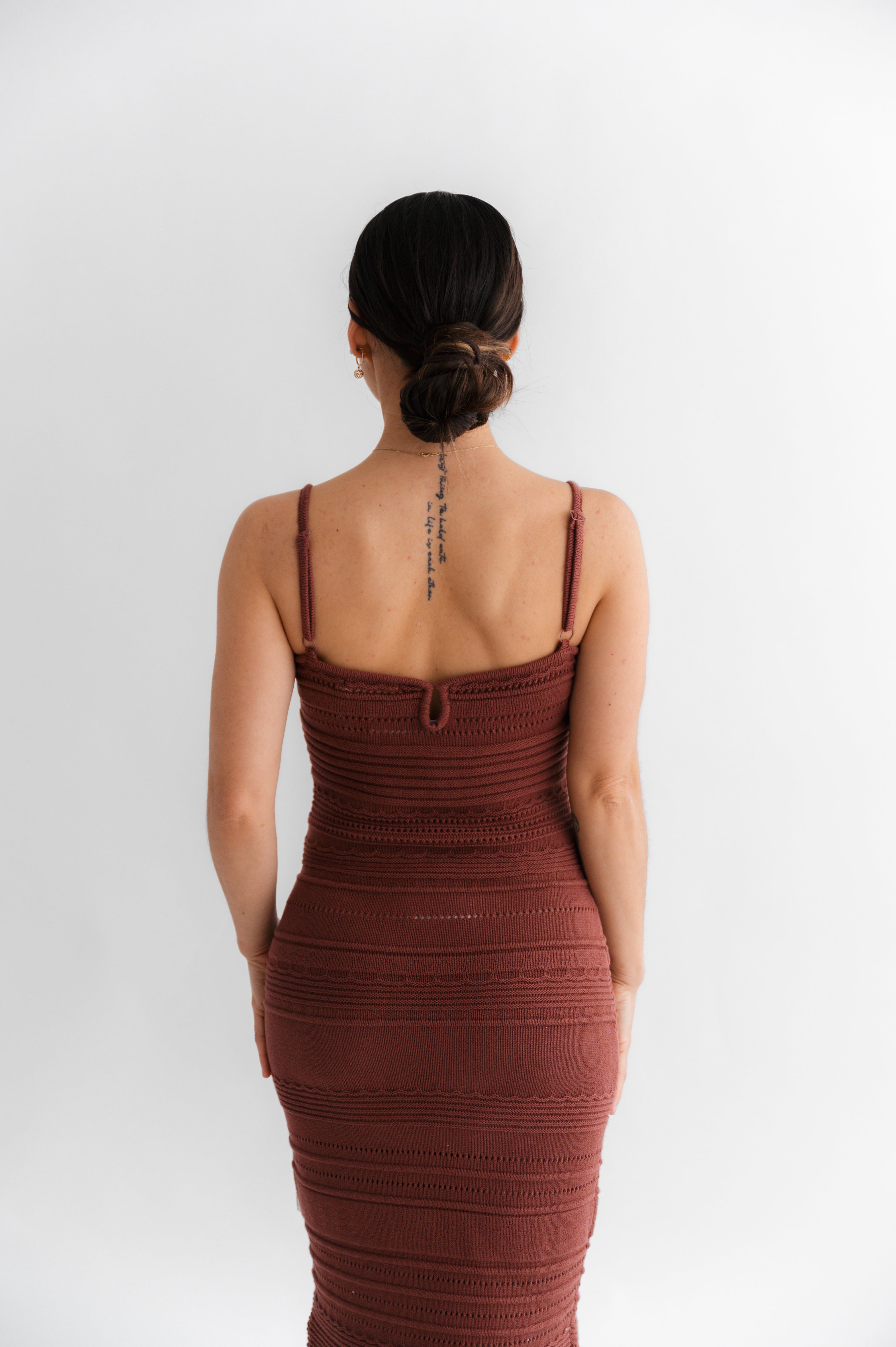 Kleid Elma Häkeloptik Berry