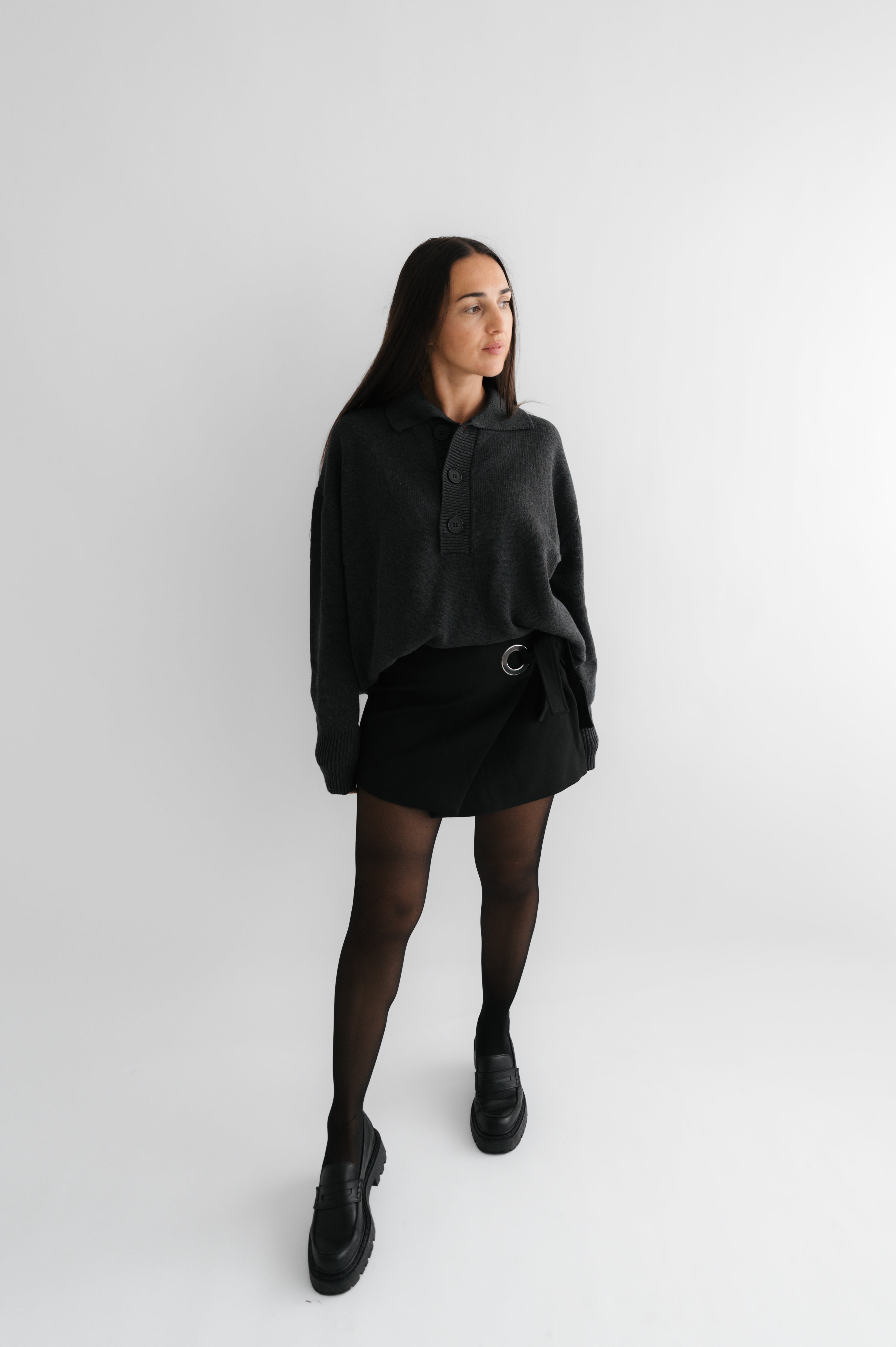 SBTL X LINDA Pullover mit Knöpfen