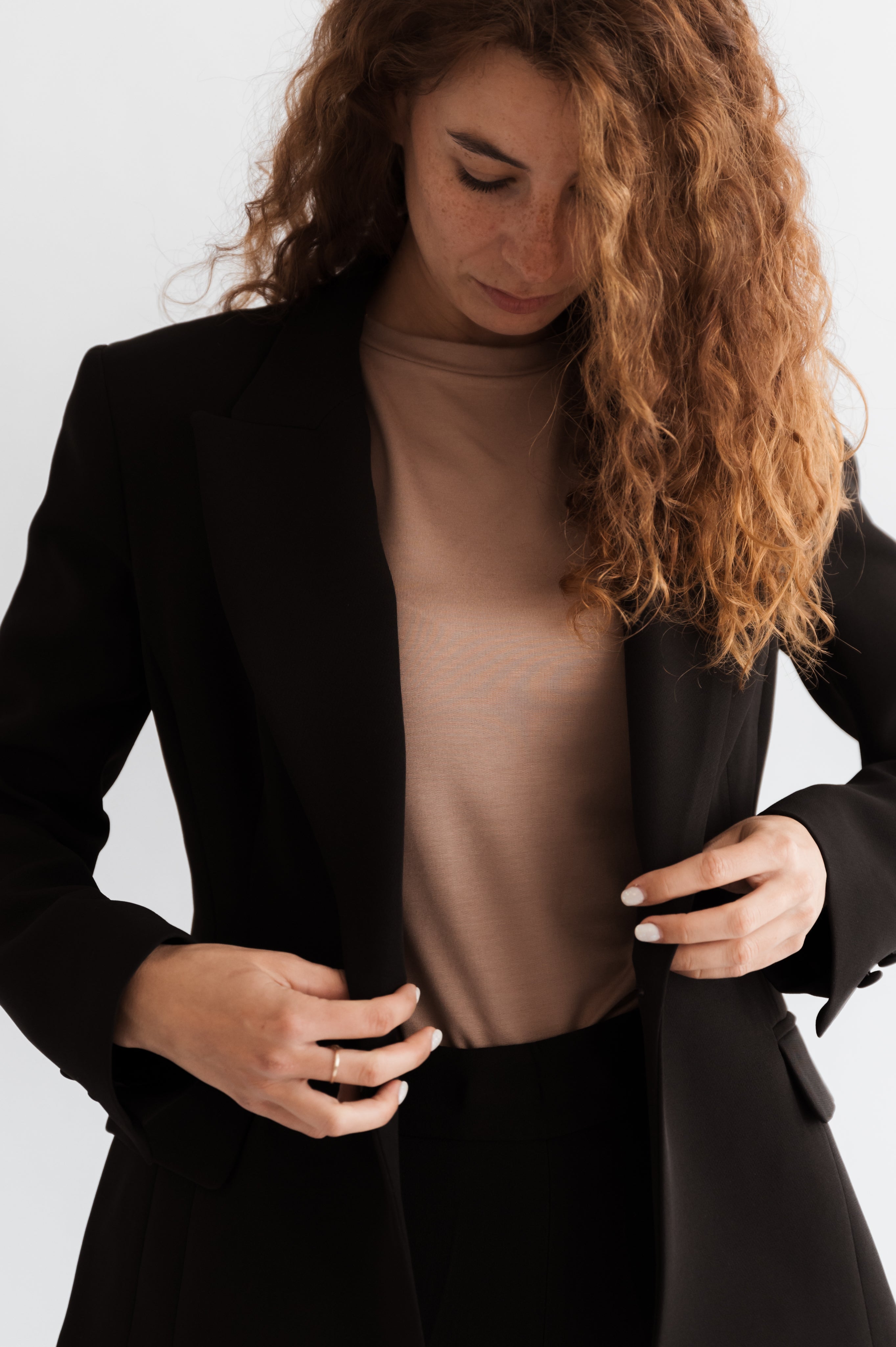 Basic Line Langarmshirt MODAL