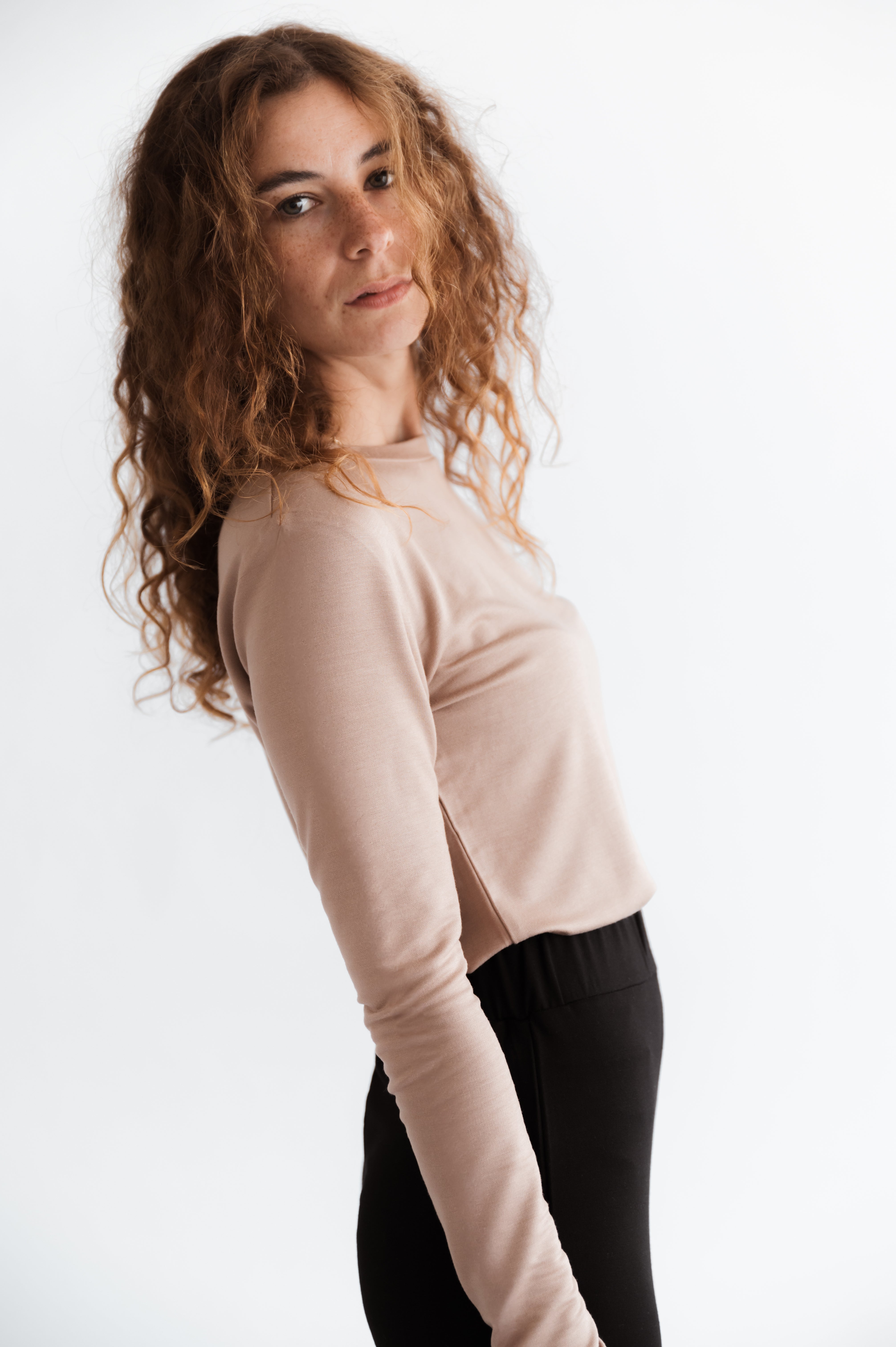 Basic Line Langarmshirt MODAL