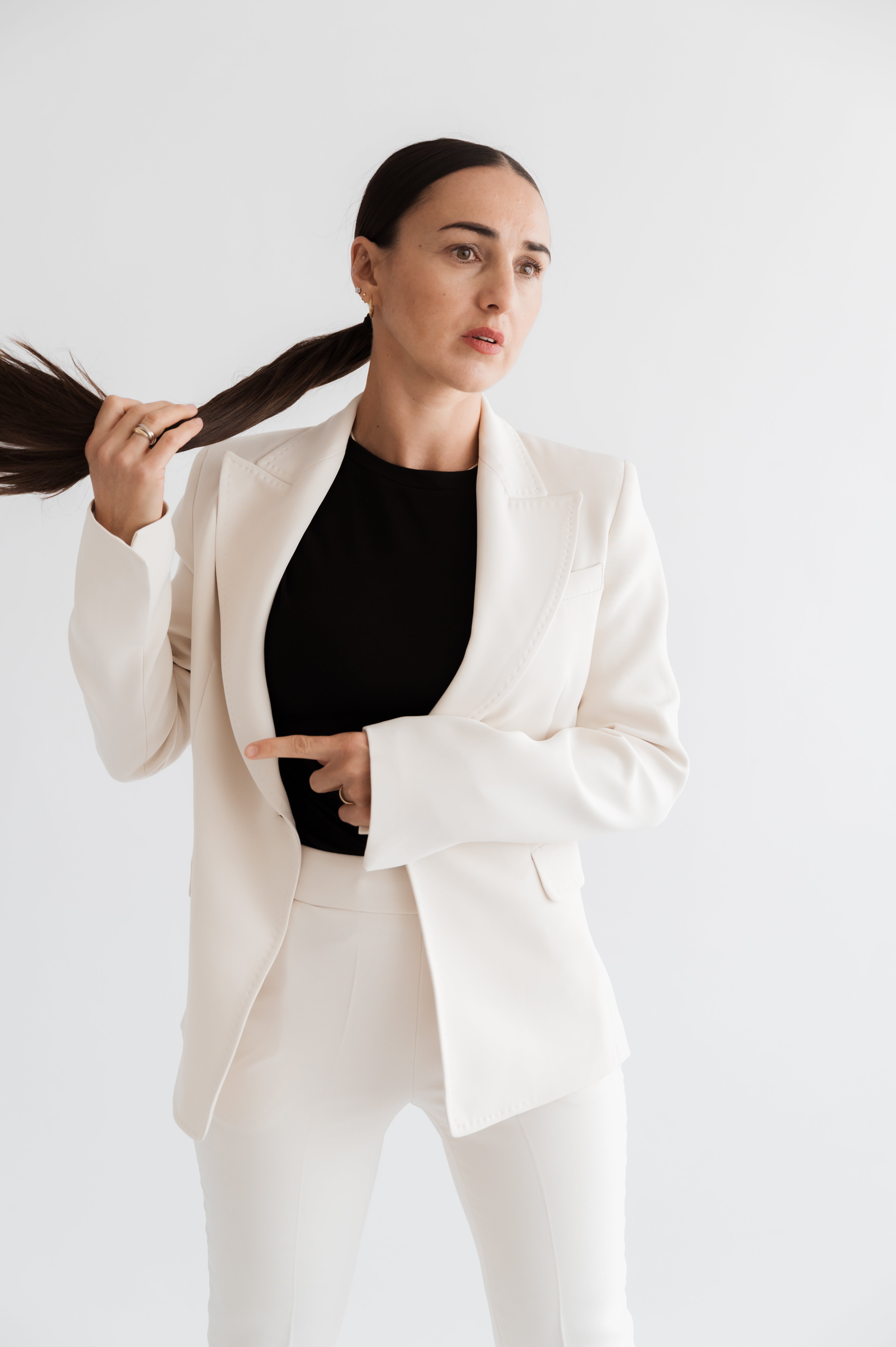 Basic Line Langarmshirt MODAL