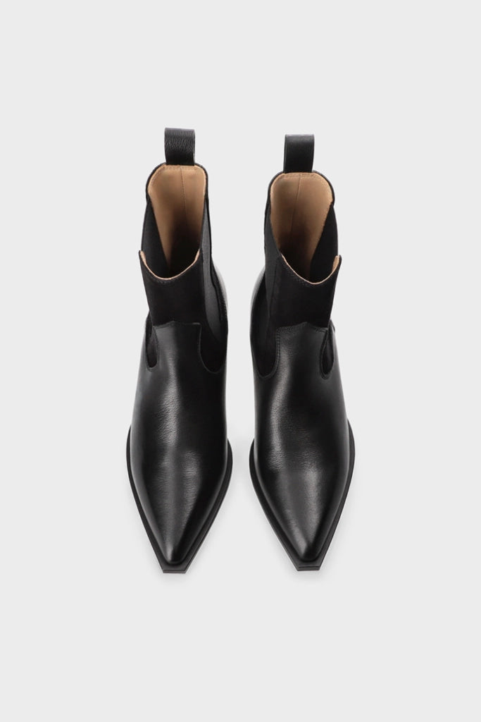 CPH217 leather mix black