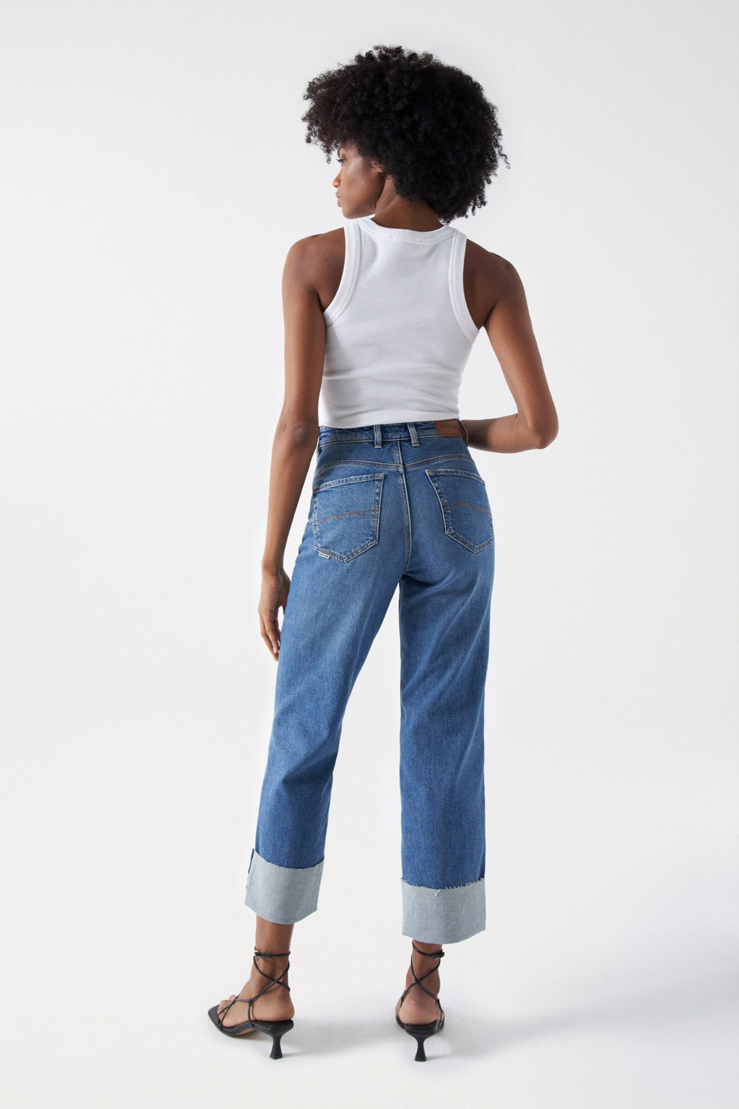Jeans Salsa mit Umschlag