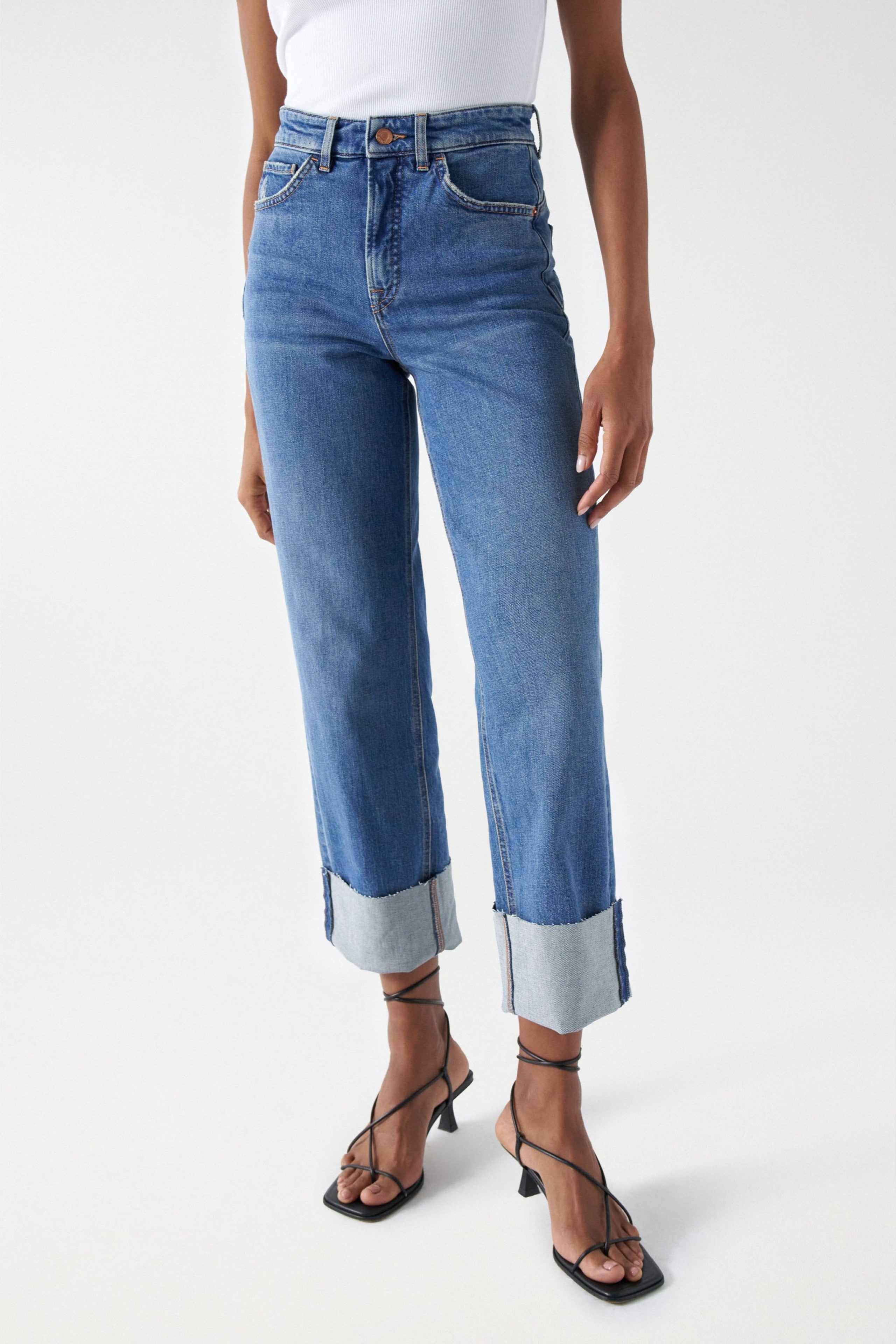 Jeans Salsa mit Umschlag