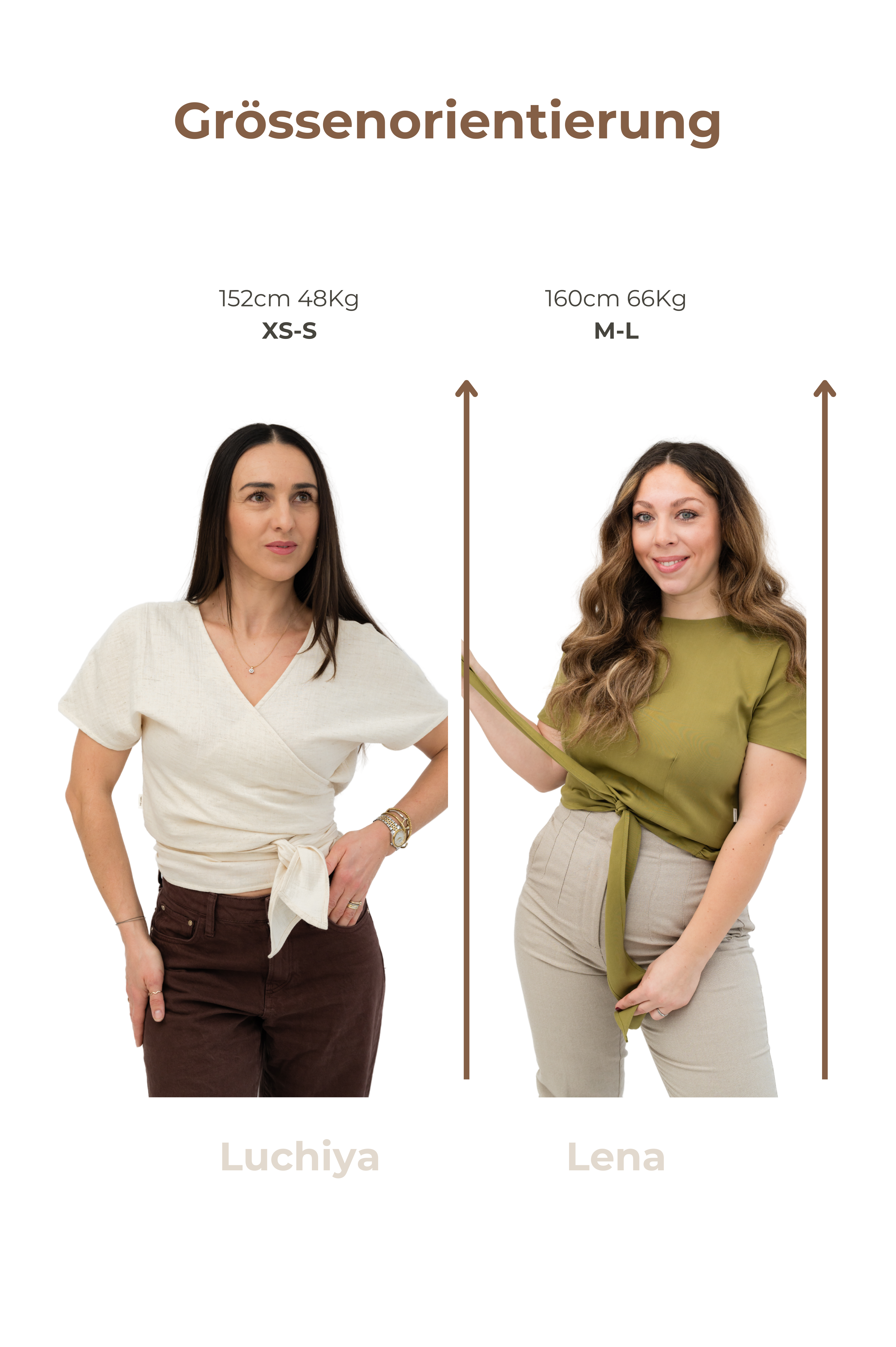 Wickelbluse Hanf