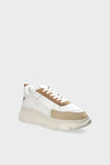CPH40 leather mix  off white/nut