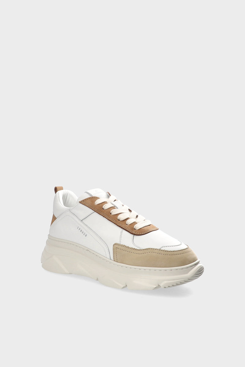 CPH40 leather mix  off white/nut