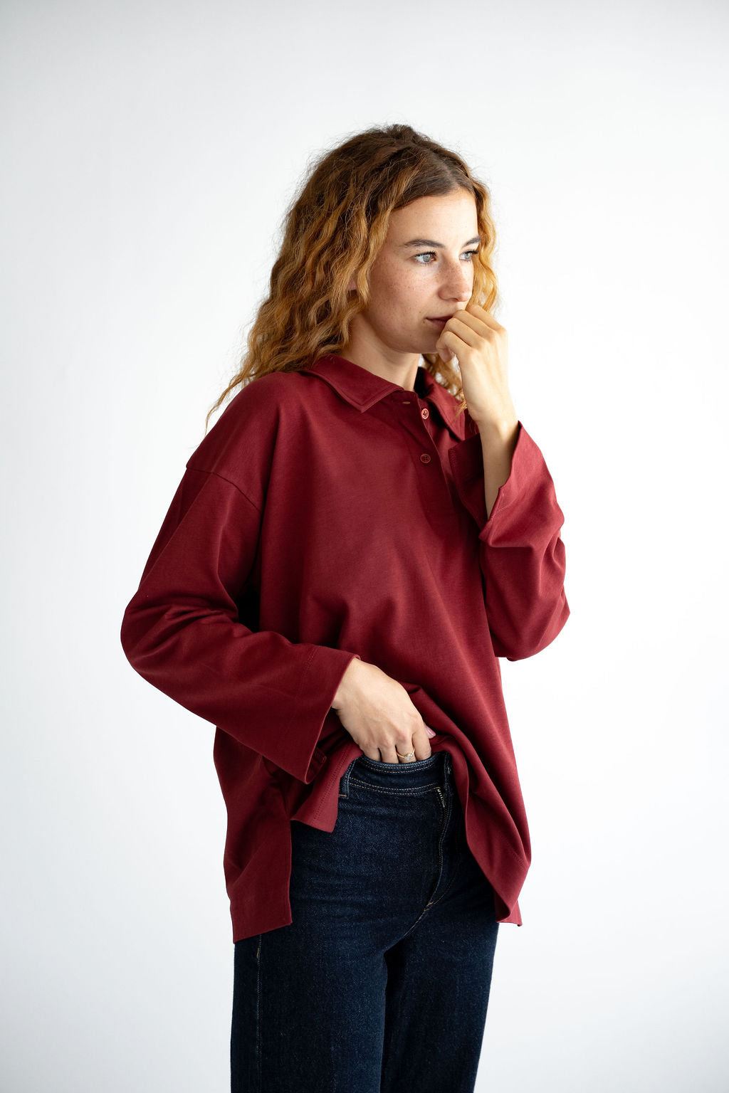 Basic Line Poloshirt langarm