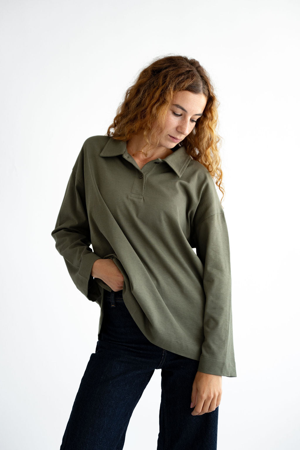 Basic Line Poloshirt langarm