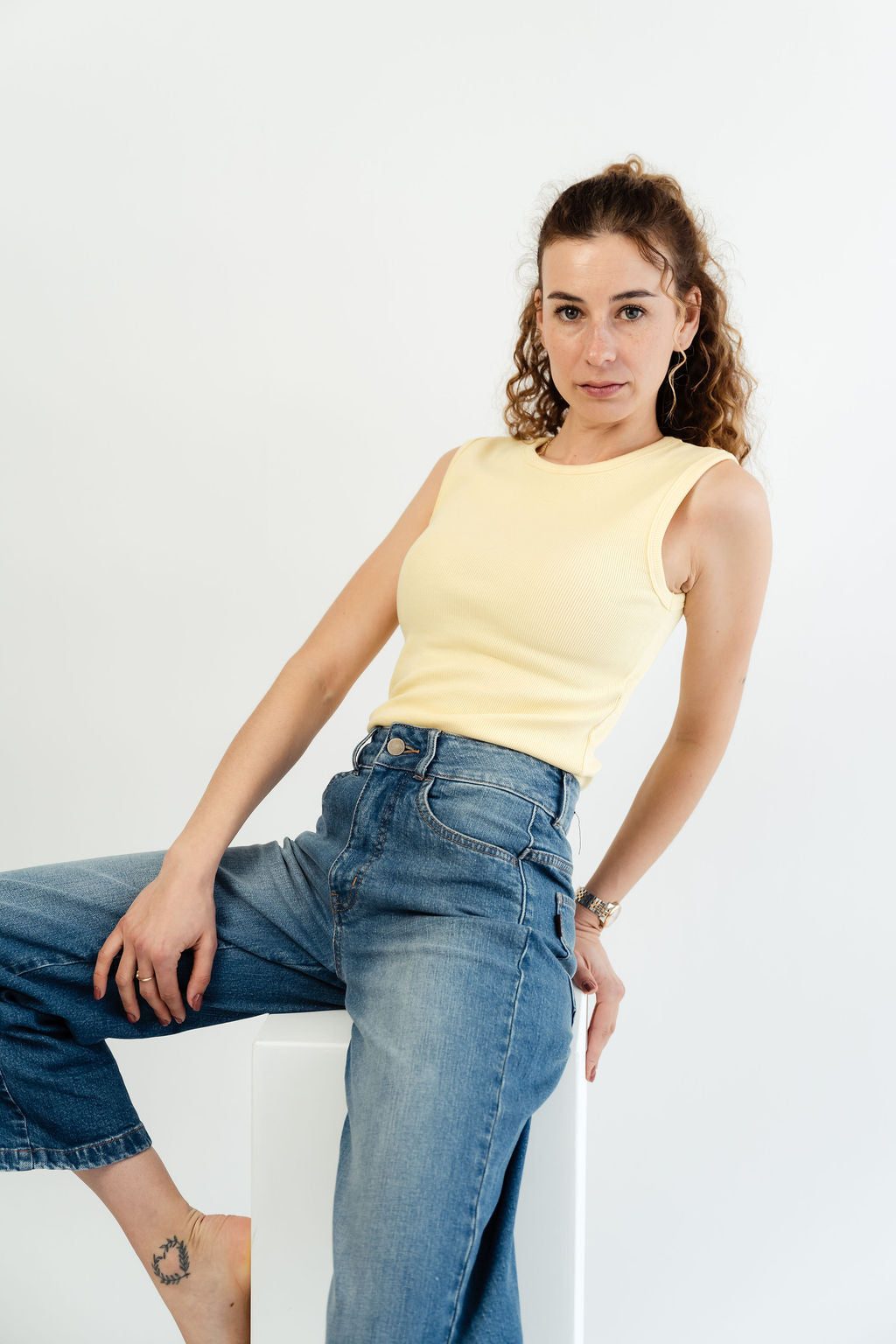 Basic Line Trägertop Ribb