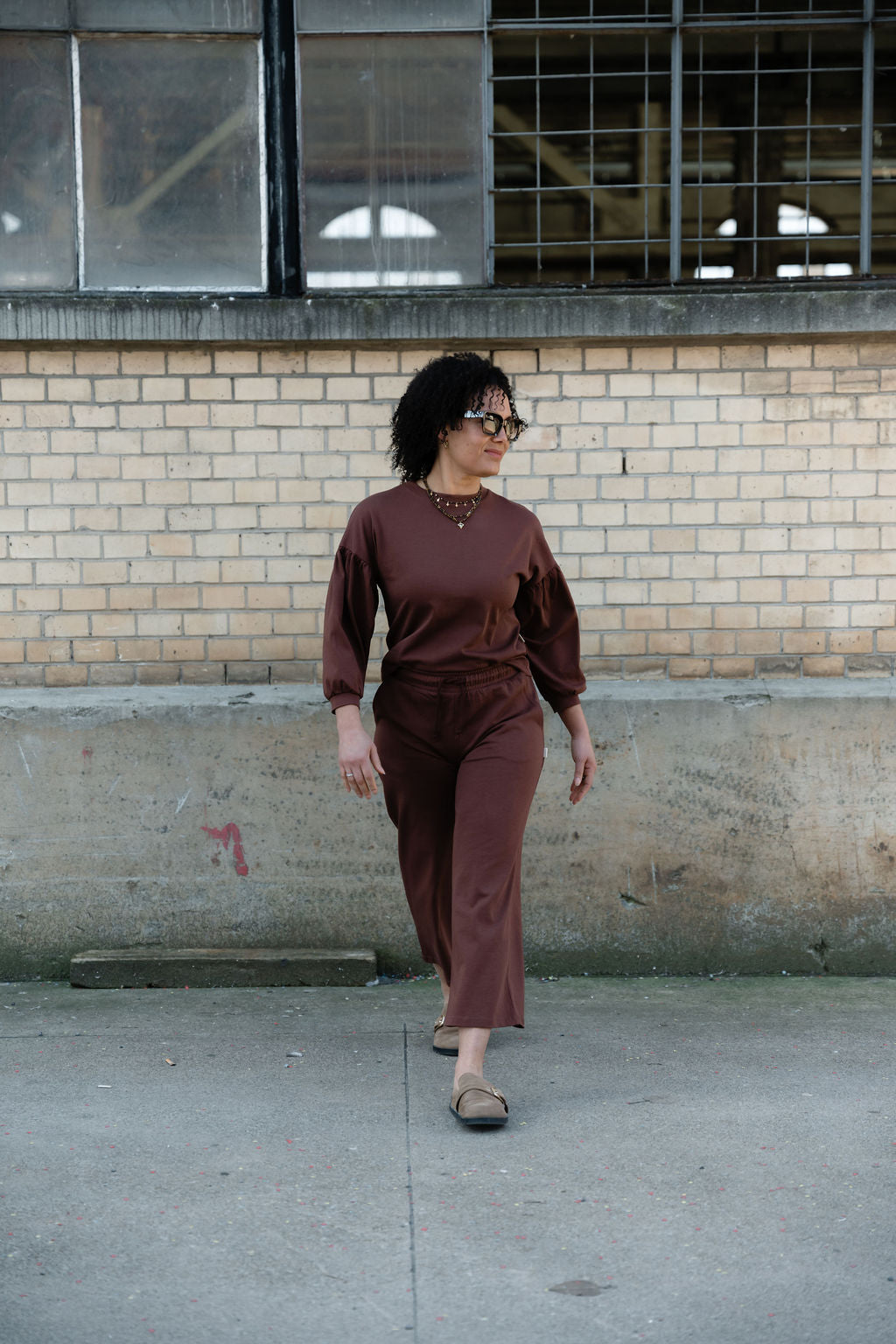 Tshirt Ballonärmeln 100% Baumwolle