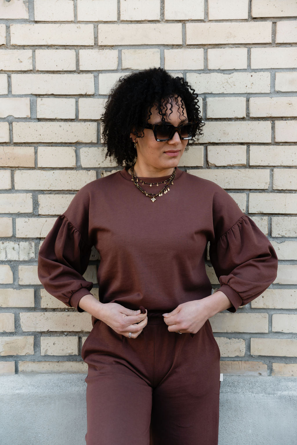 Tshirt Ballonärmeln 100% Baumwolle