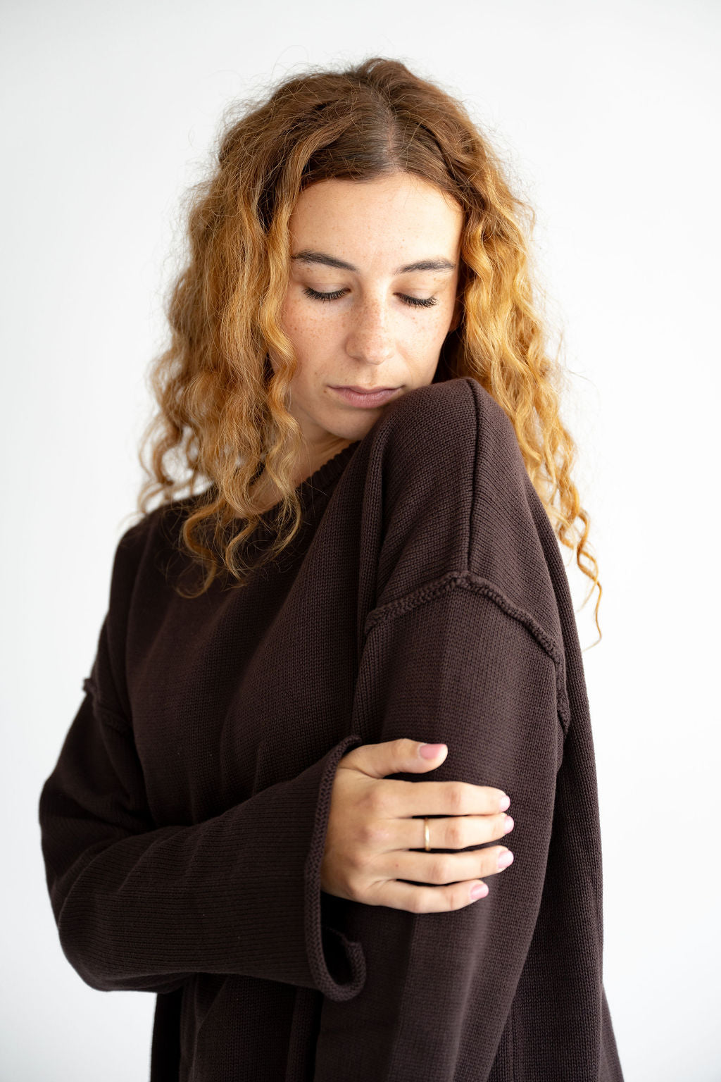 Pullover mit Aussennaht