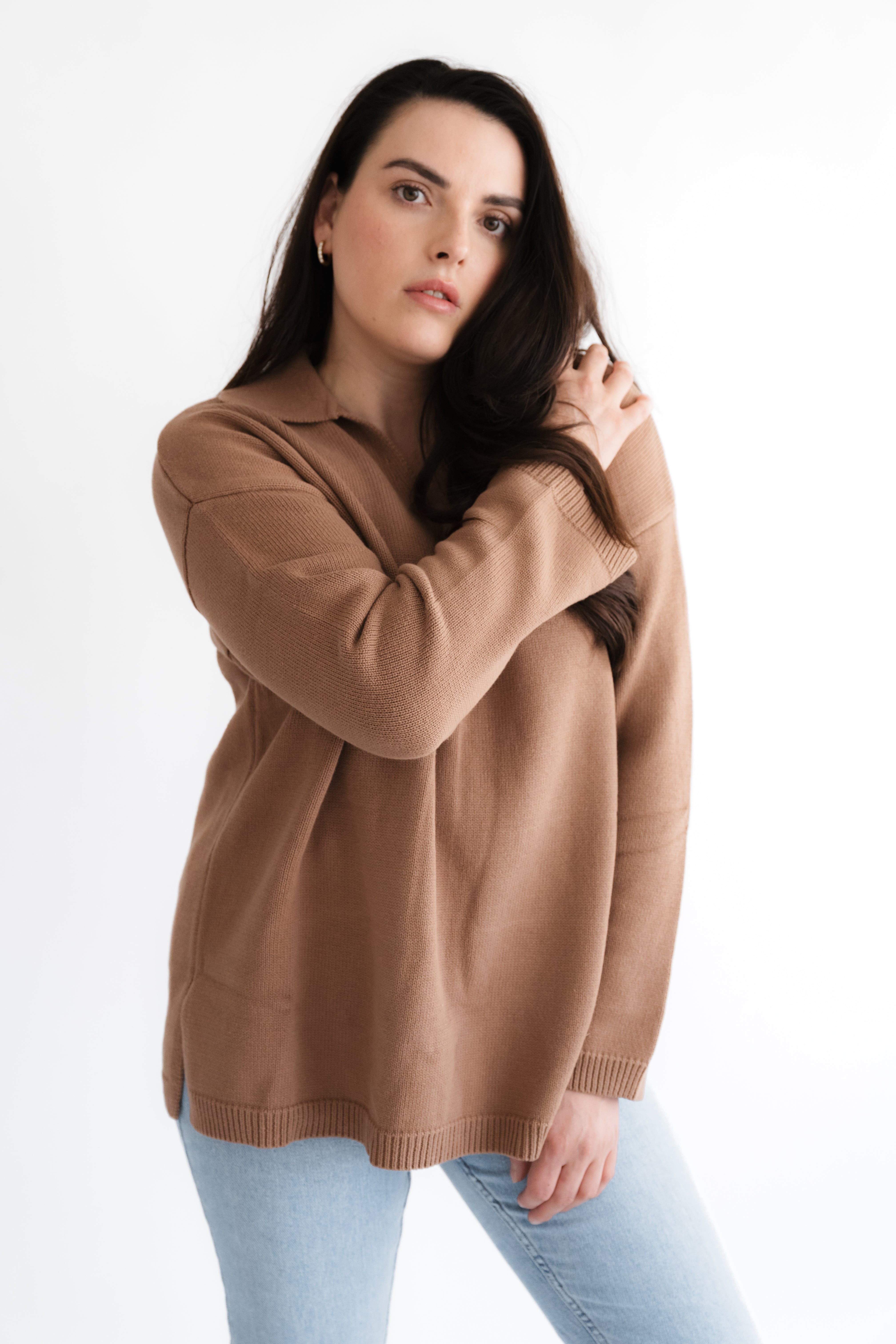 Sommerstrickpullover 100% Baumwolle