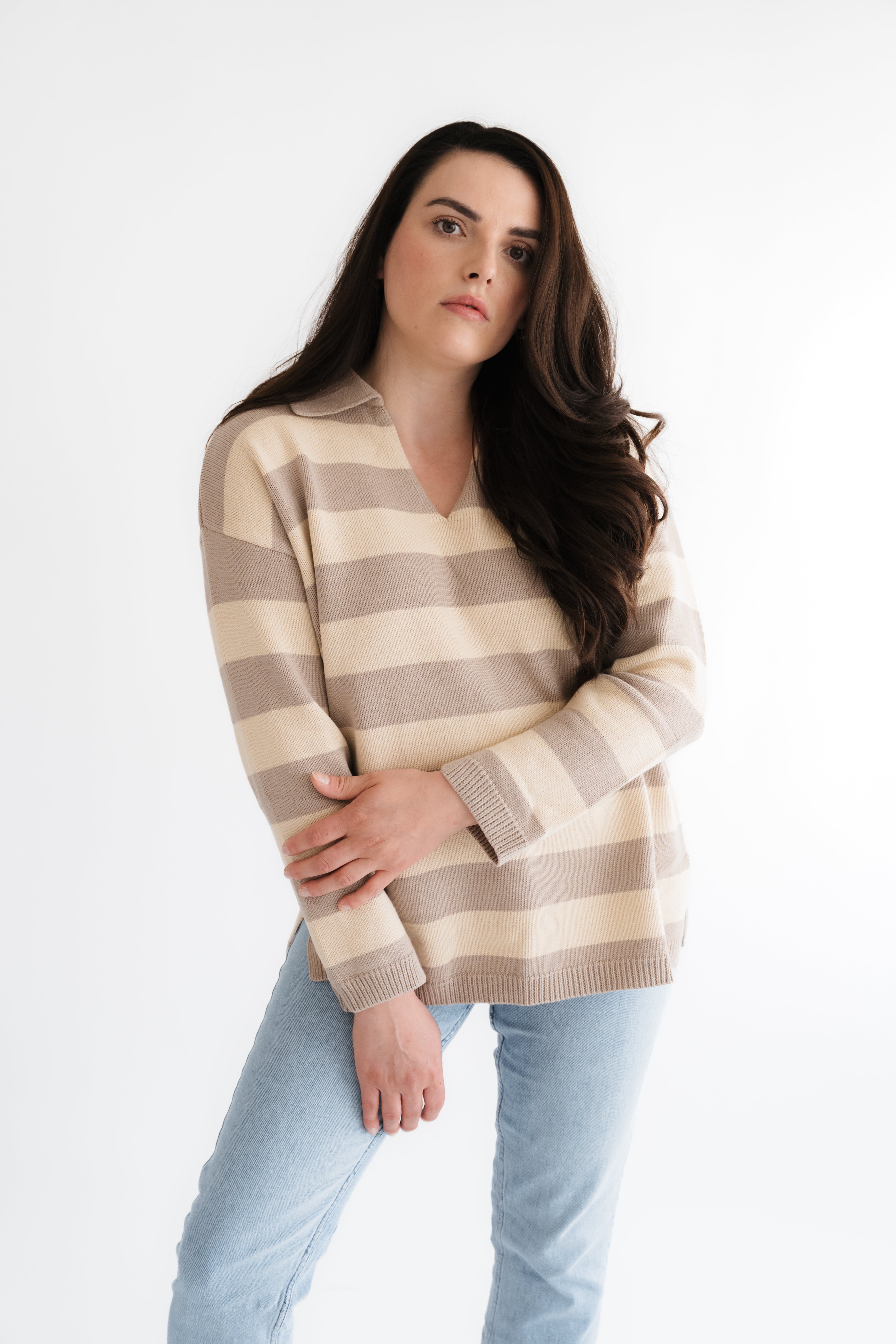 Sommerstrickpullover 100% Baumwolle