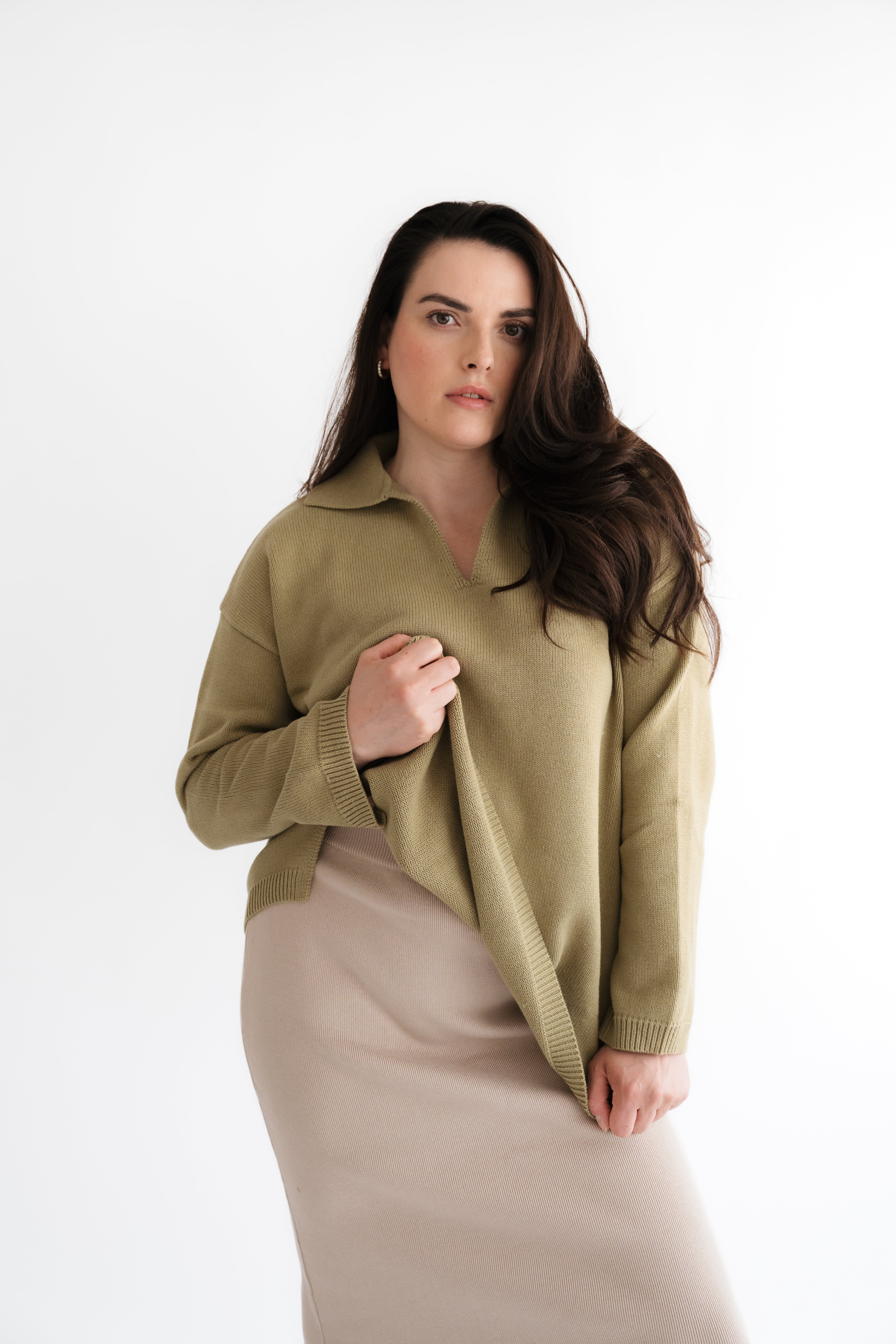 Sommerstrickpullover 100% Baumwolle