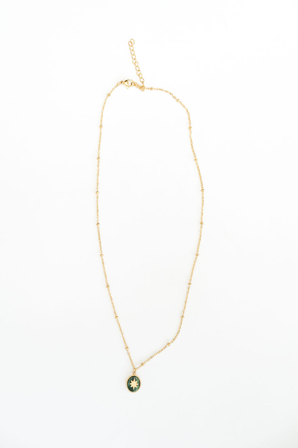 Halskette Natursteinperlen Bunt