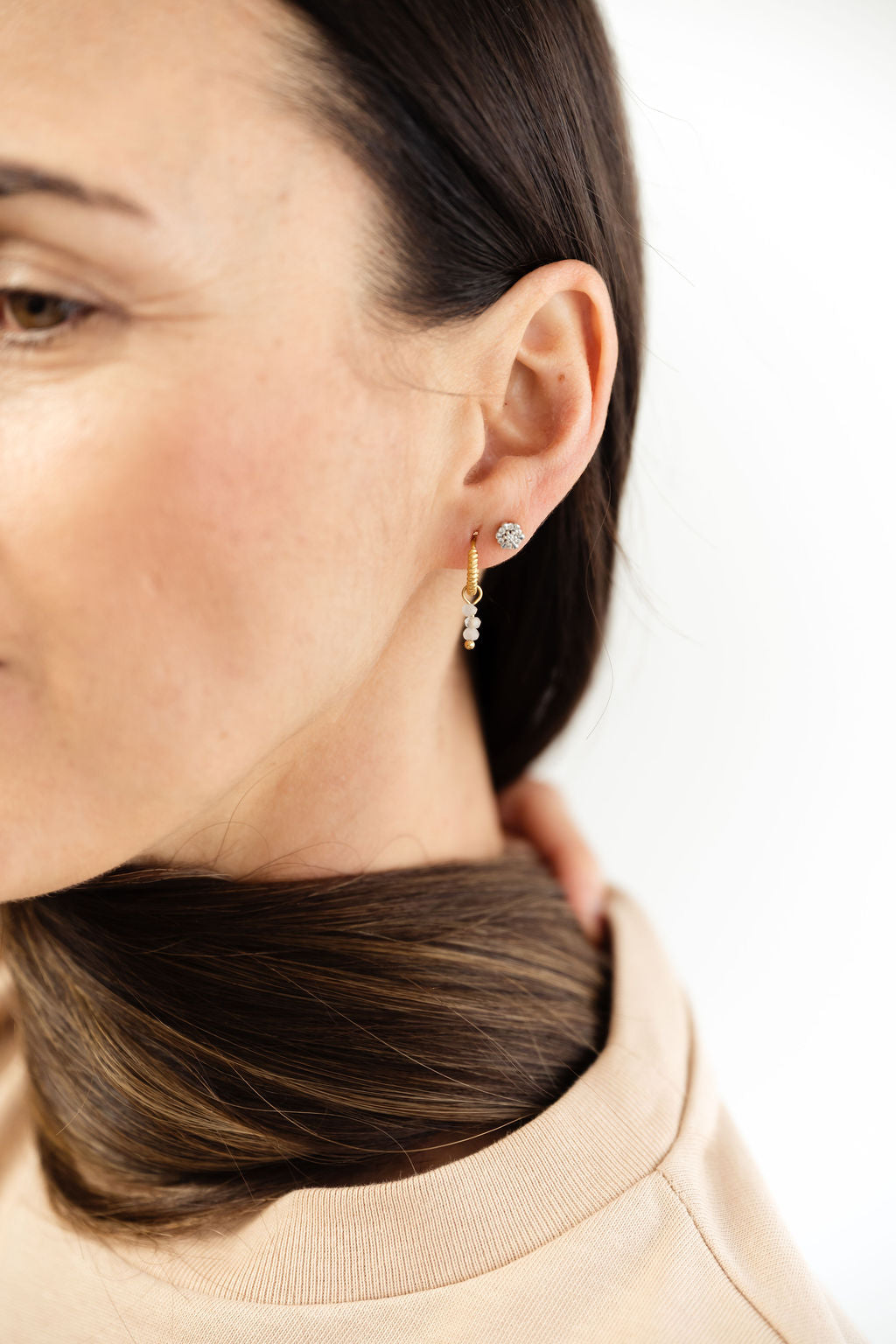 Ohrringe Natursteinperlen