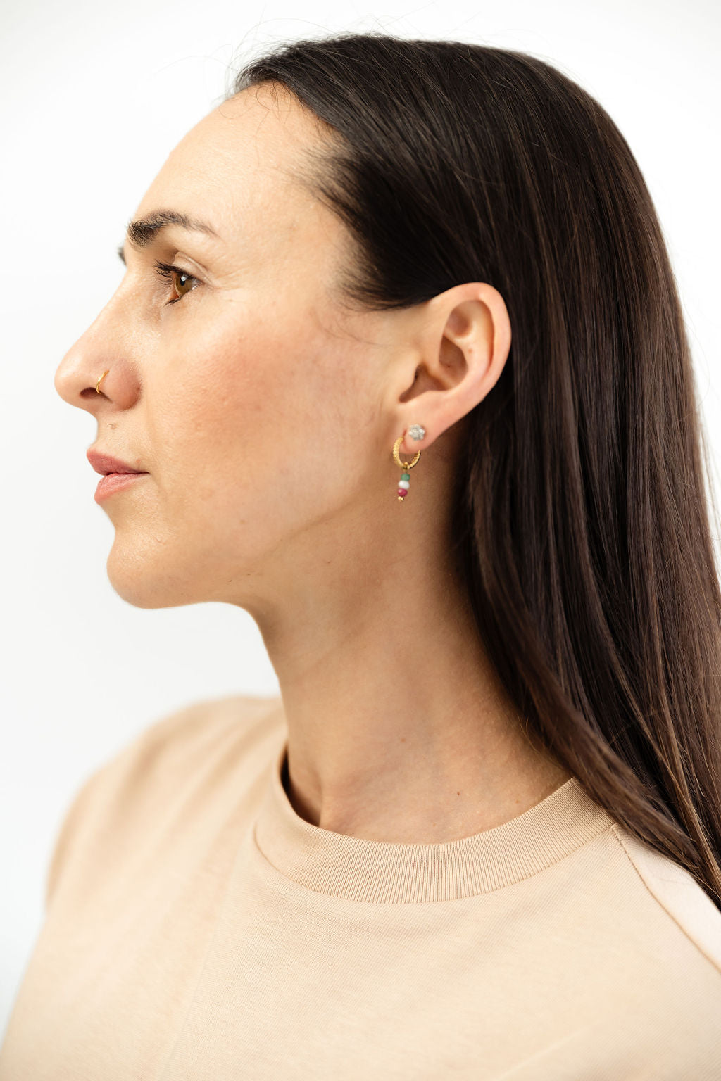 Ohrringe Natursteinperlen