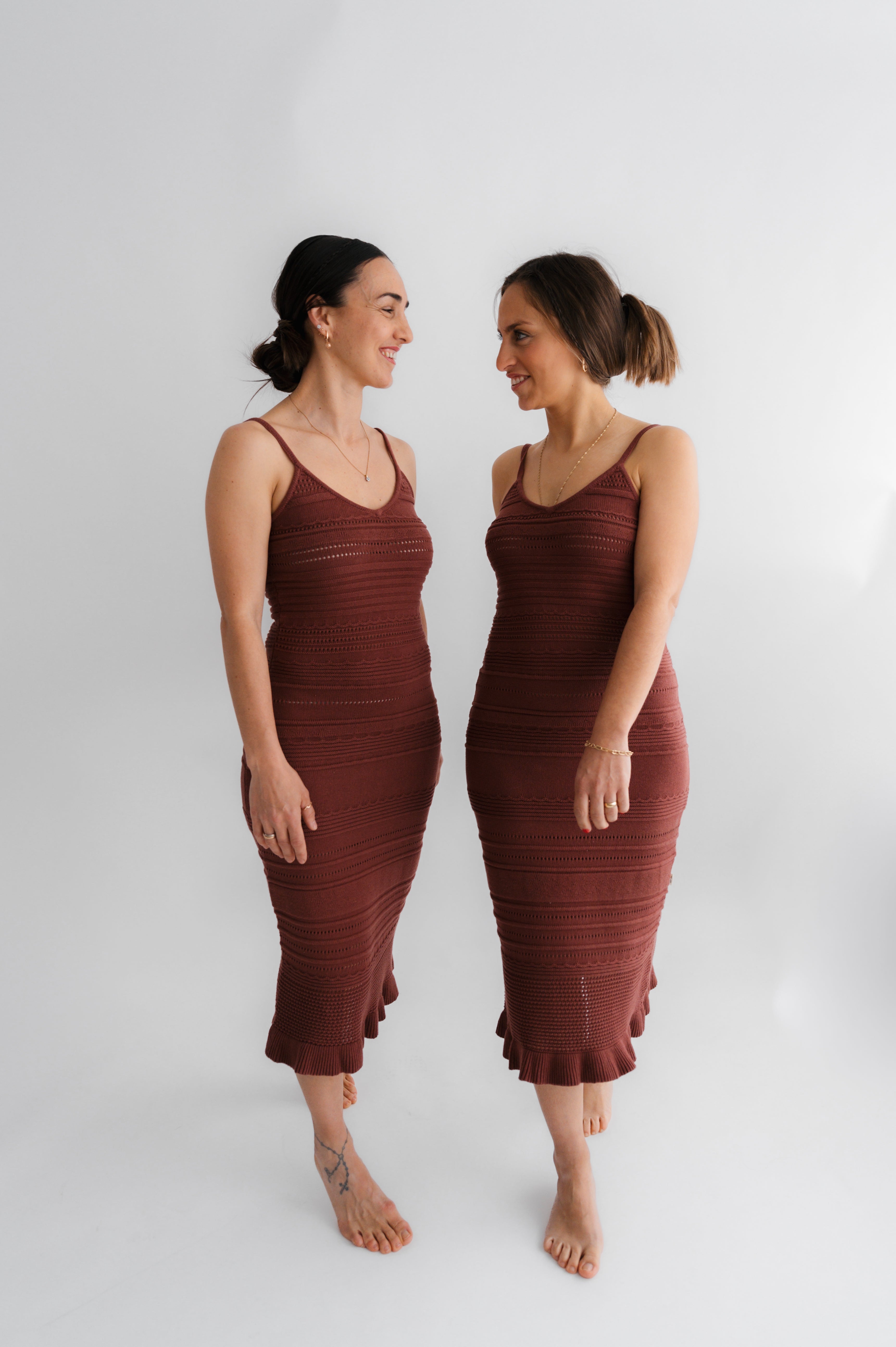 Kleid Elma Häkeloptik Berry