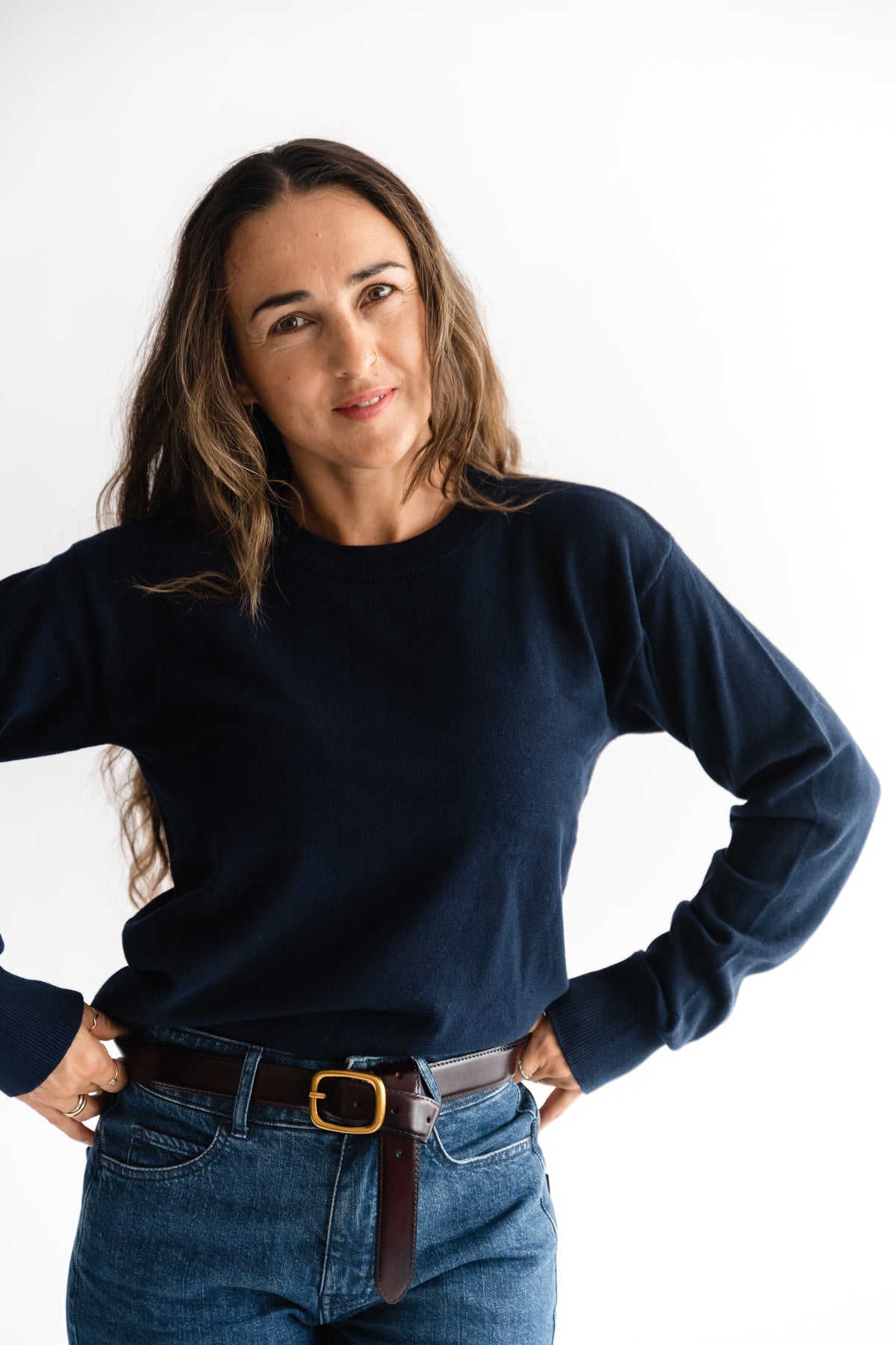 Feinstrick Pullover 100% Baumwolle