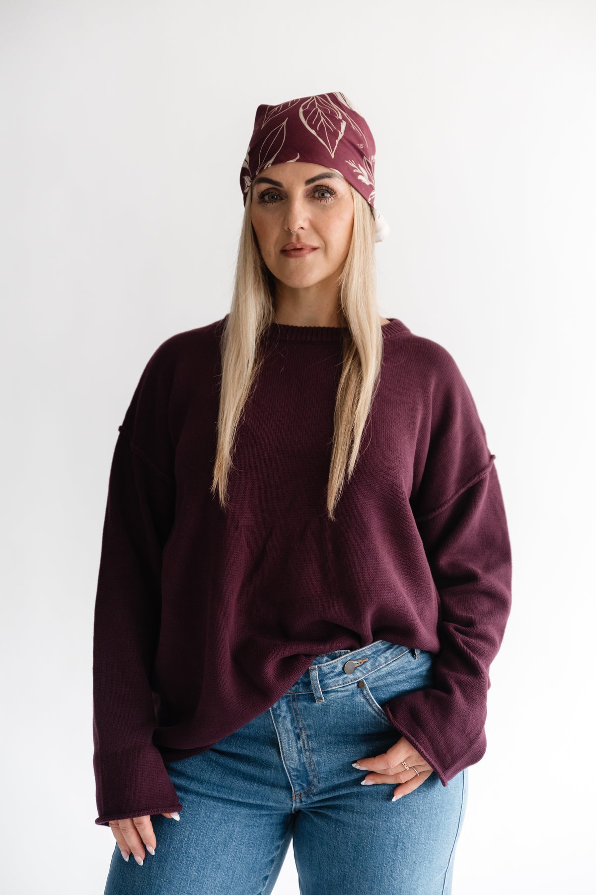 Pullover mit Aussennaht