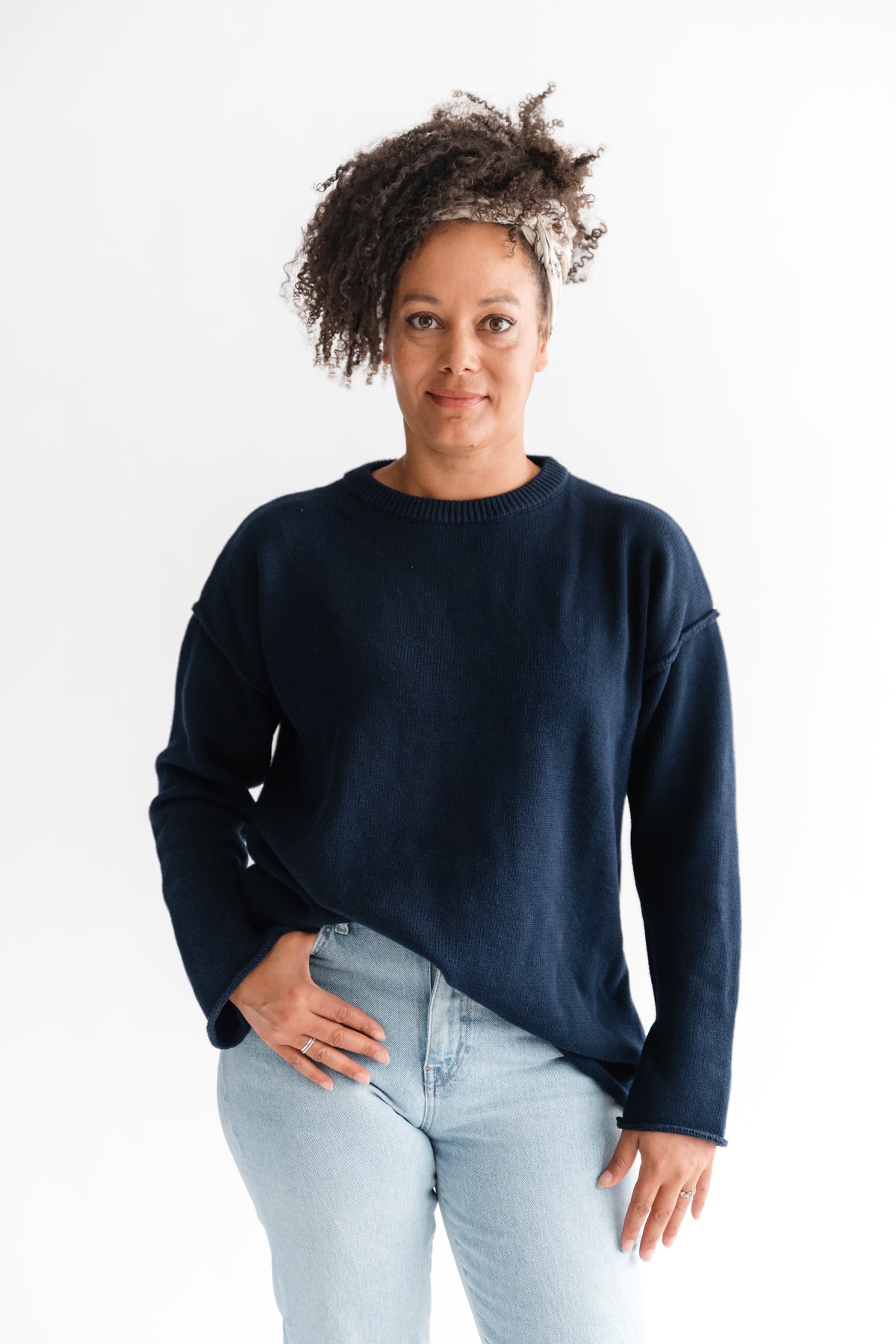 Pullover mit Aussennaht