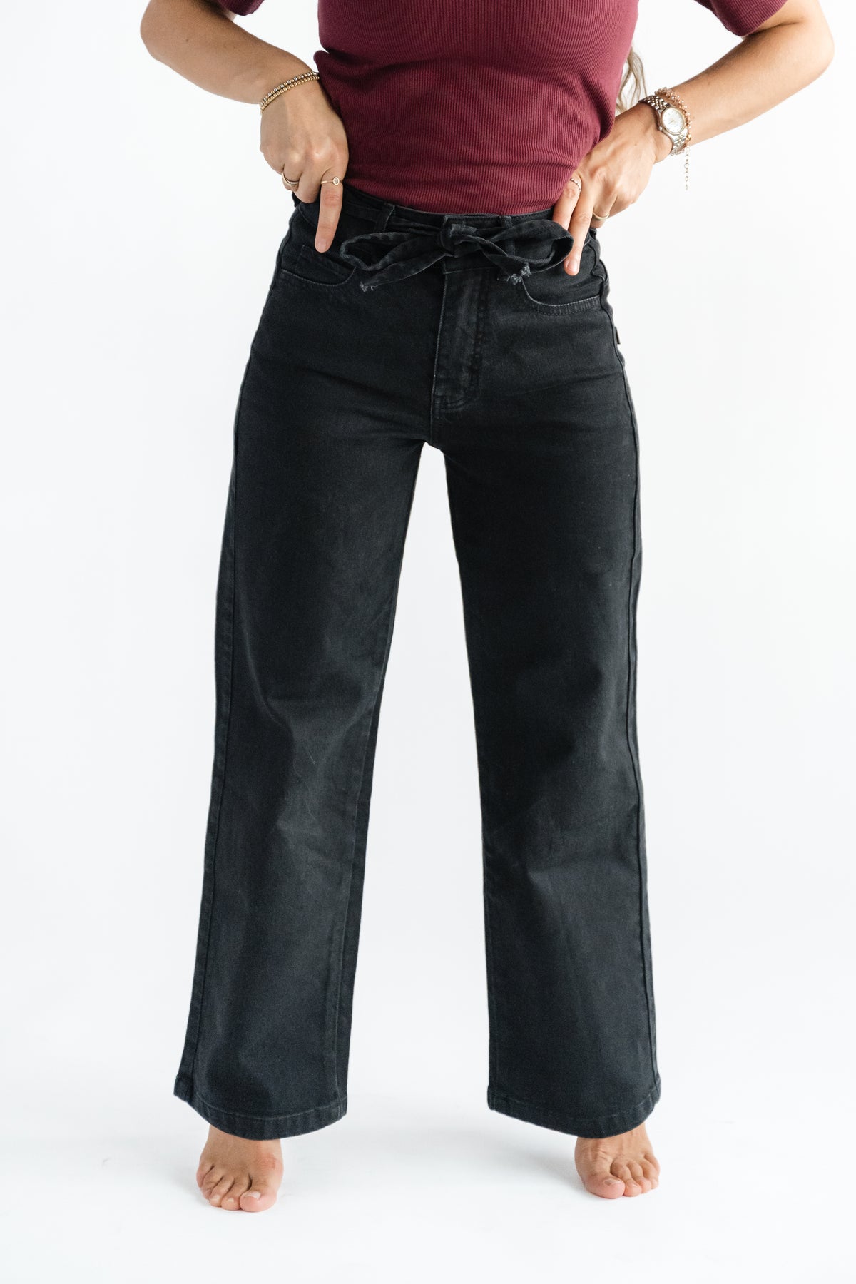 Jeans Straight-Leg Fit black