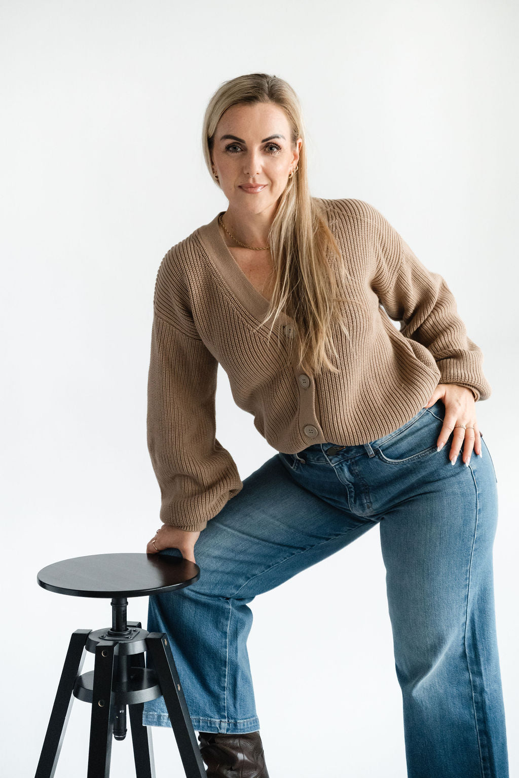 Strickjacke klassisch 100% Baumwolle