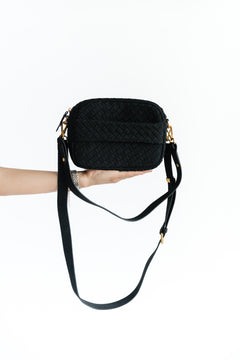 Kleine Tasche Flechtstruktur