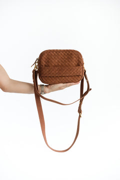 Kleine Tasche Flechtstruktur