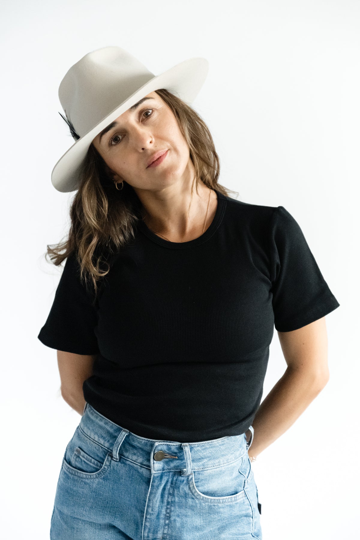 T-Shirt Rib Rundhals