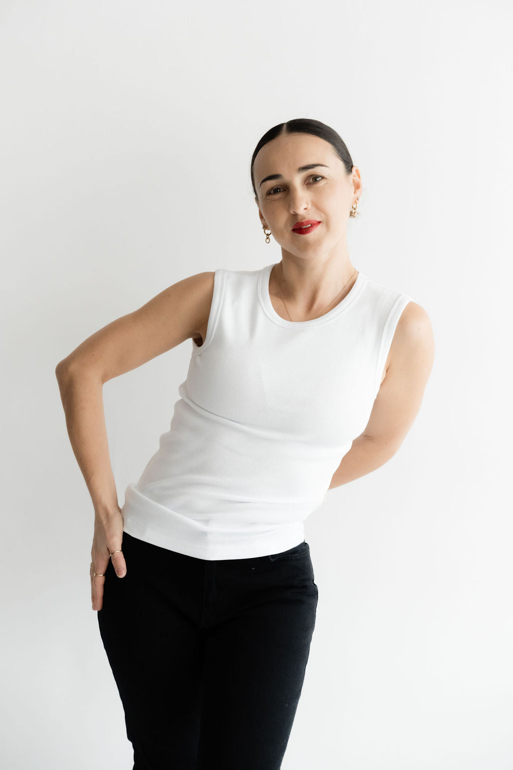 Basic Line Trägertop Ribb