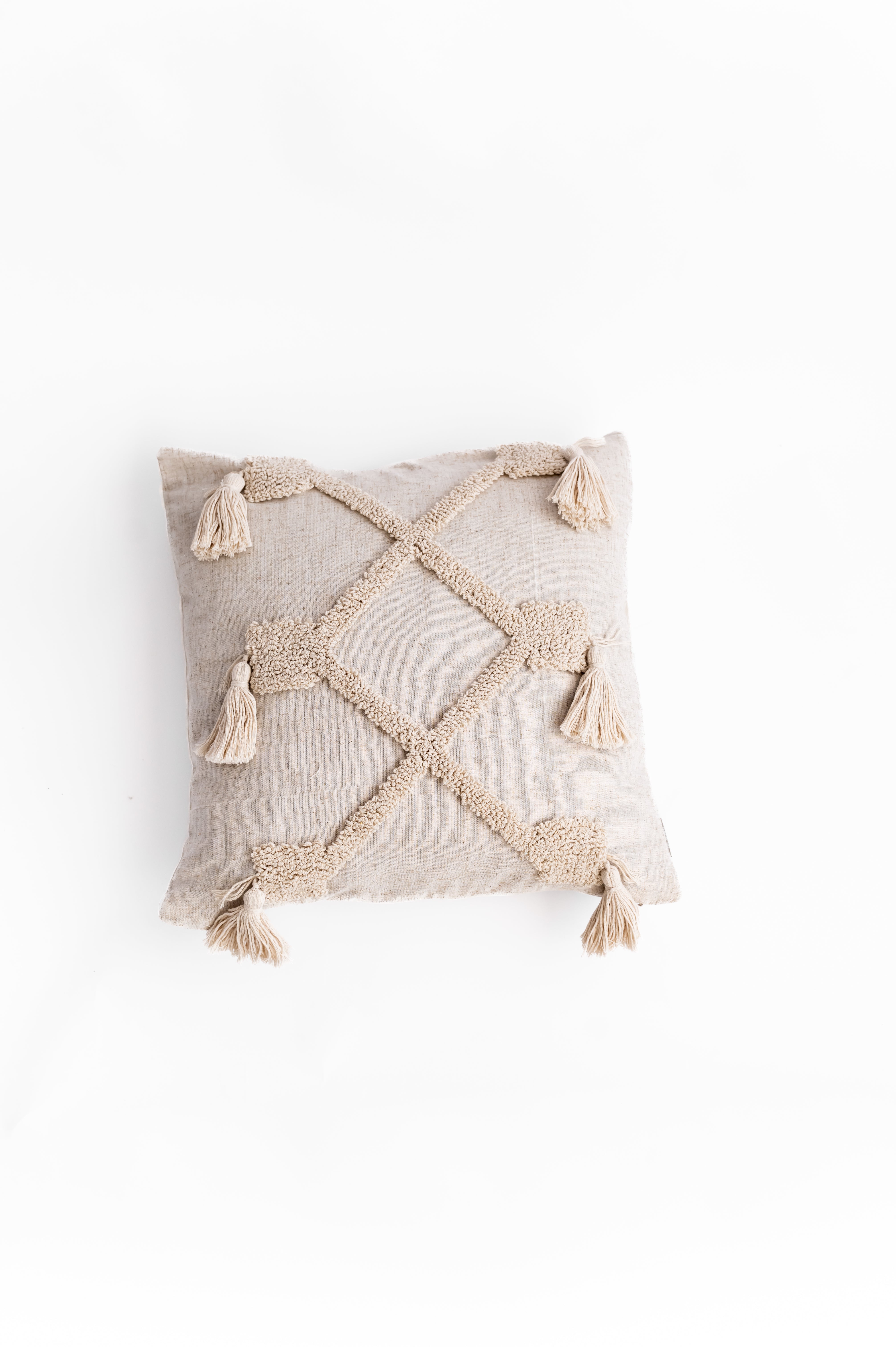 Kissenbezug Boho Beige