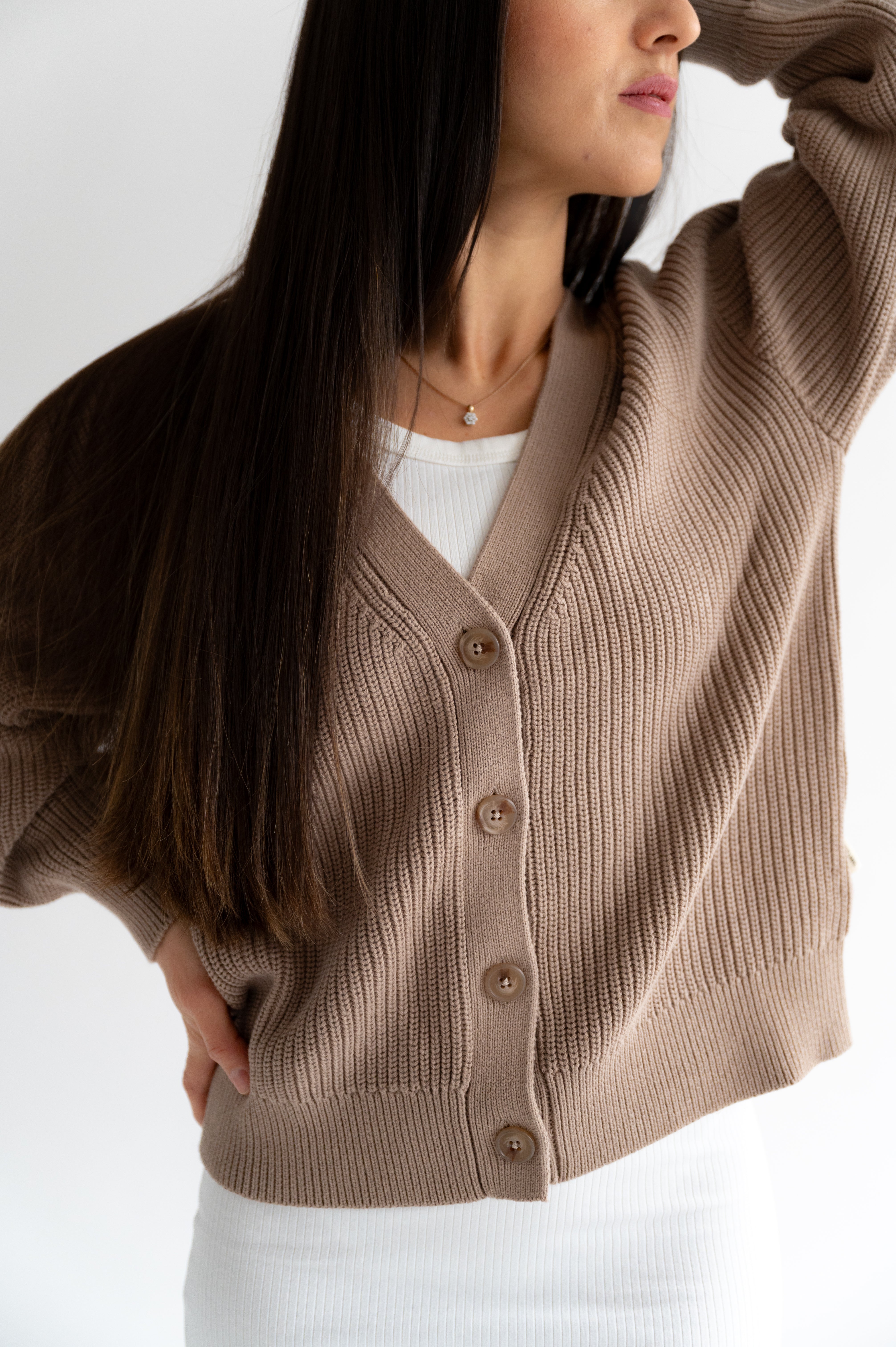 Strickjacke 100% Baumwolle