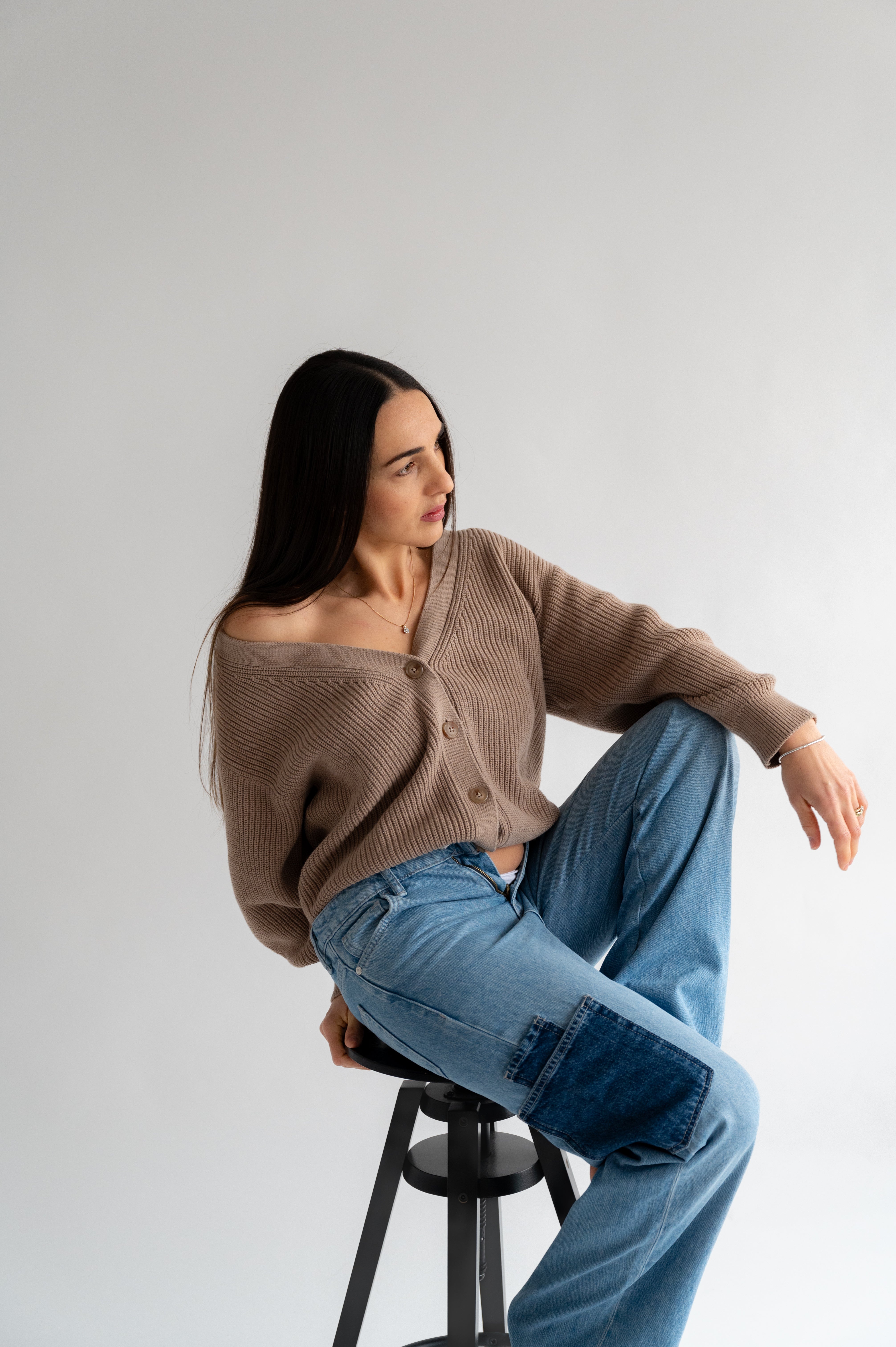 Strickjacke 100% Baumwolle