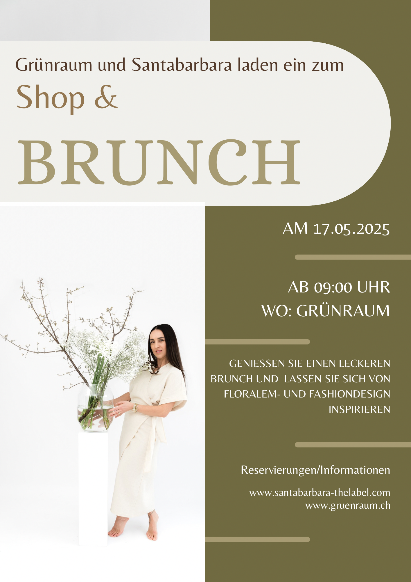 Anlass Shop&Brunch im Grünraum