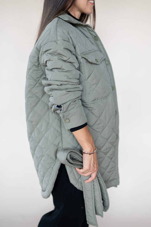 Hemdjacke grün