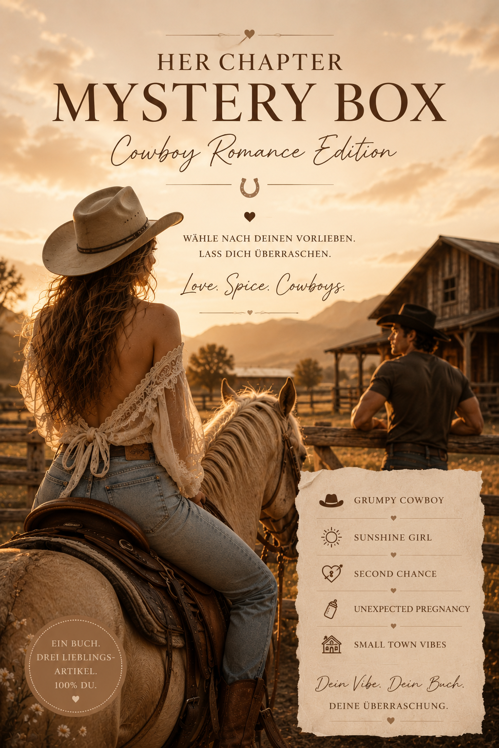 Her Chapter Mystery Cowboy Romance