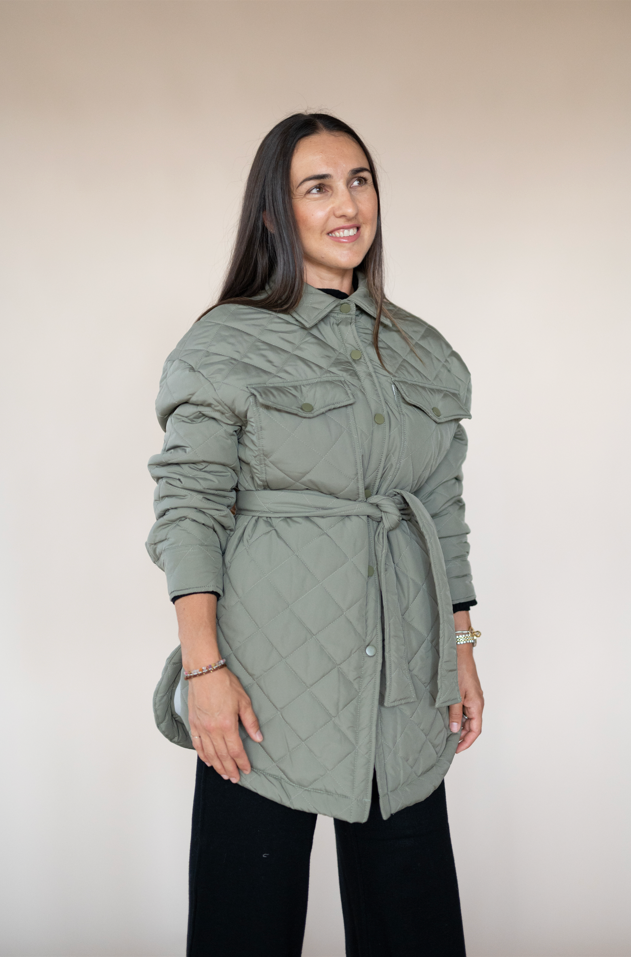 Hemdjacke grün